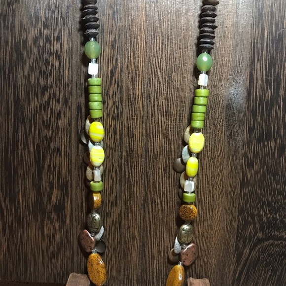 Mixed Media necklace - Picture 5 of 5